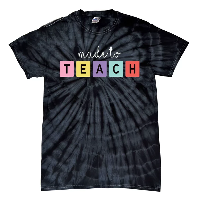 Teacher Appreciation Gift Women Happy Teachers Day Tie-Dye T-Shirt