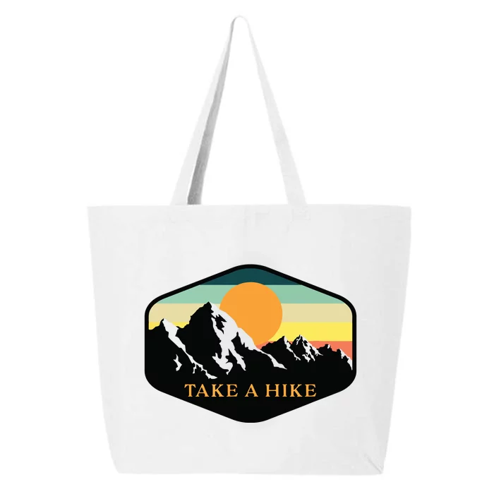 TAKE A HIKE RETRO VINTAGE OUTDOOR HIKING 25L Jumbo Tote