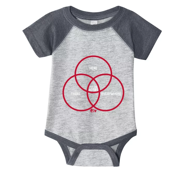 Tyler Adams Here, There, Everywhere USA Soccer Infant Baby Jersey Bodysuit