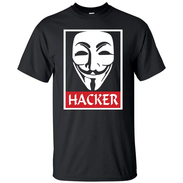 The Anonymous Hacker New Design Tall T-Shirt