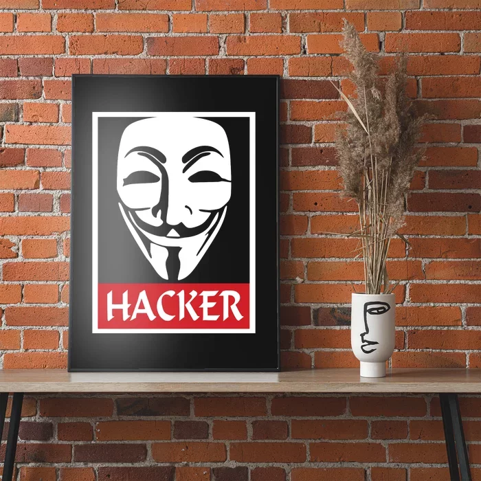 The Anonymous Hacker New Design Poster