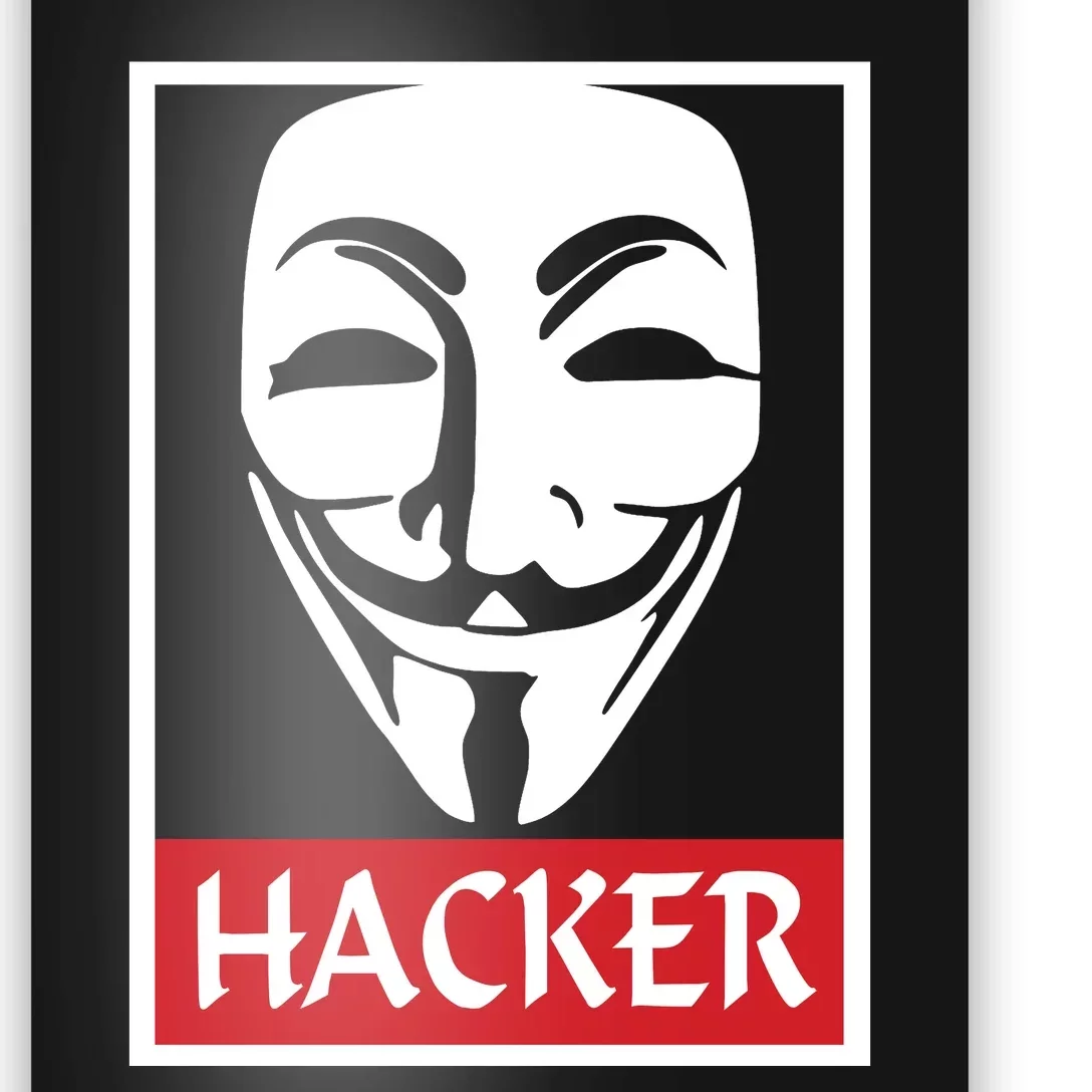 The Anonymous Hacker New Design Poster