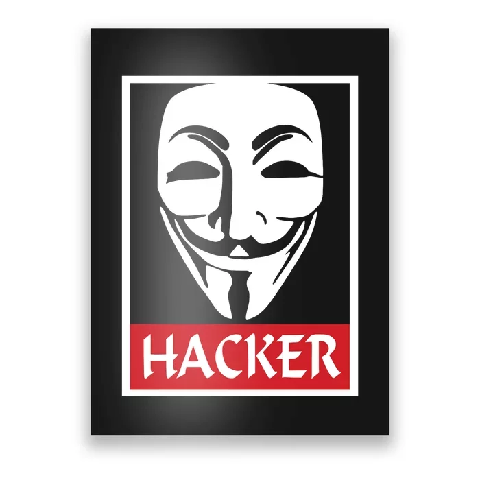 The Anonymous Hacker New Design Poster