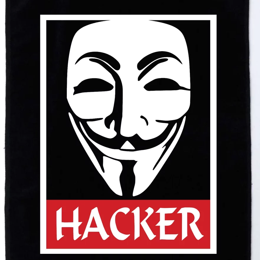 The Anonymous Hacker New Design Platinum Collection Golf Towel