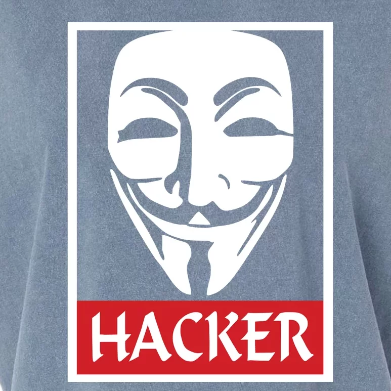 The Anonymous Hacker New Design Garment-Dyed Women's Muscle Tee