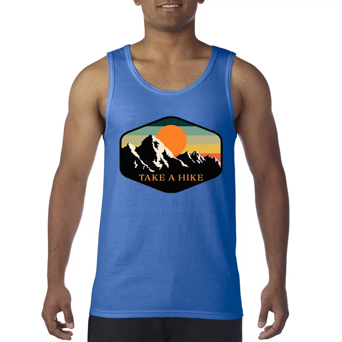 Take A Hike Retro Vintage Outdoor Hiking Tank Top