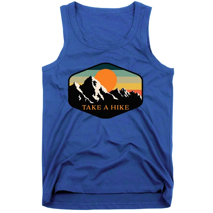 Take A Hike Retro Vintage Outdoor Hiking Tank Top