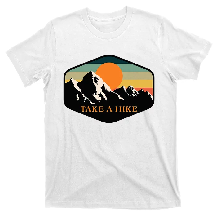 Take A Hike Retro Vintage Outdoor Hiking T-Shirt