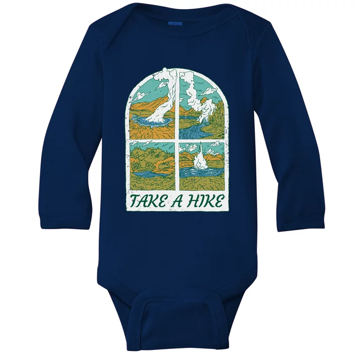 Take A Hike Baby Long Sleeve Bodysuit