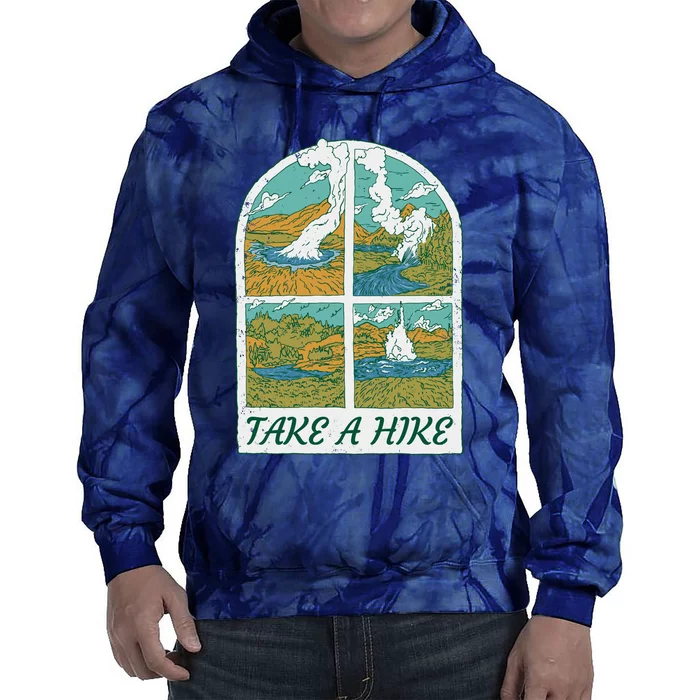 Take A Hike Tie Dye Hoodie