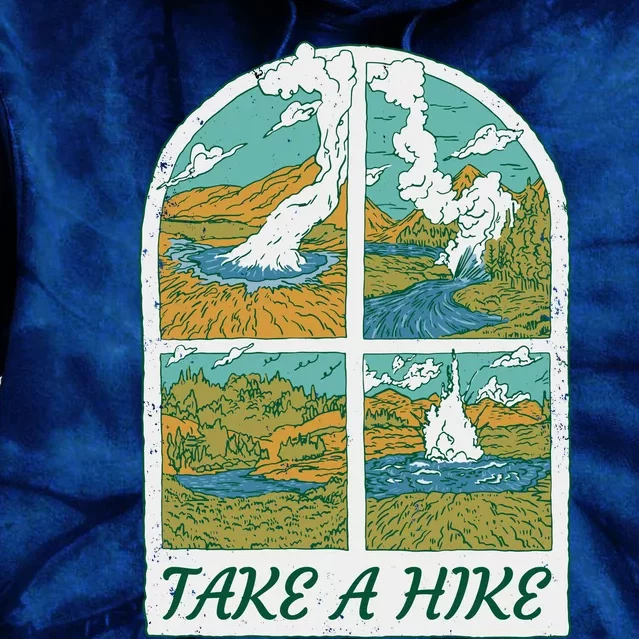 Take A Hike Tie Dye Hoodie