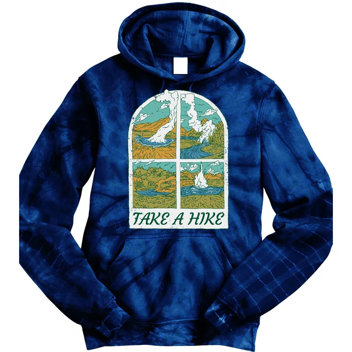 Take A Hike Tie Dye Hoodie