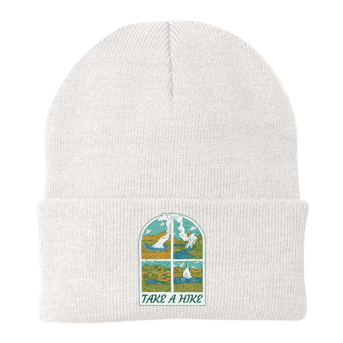 Take A Hike Knit Cap Winter Beanie