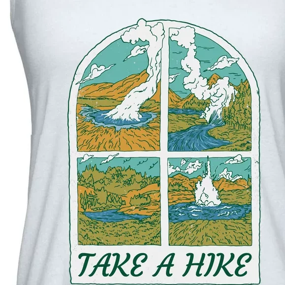 Take A Hike Ladies Essential Flowy Tank