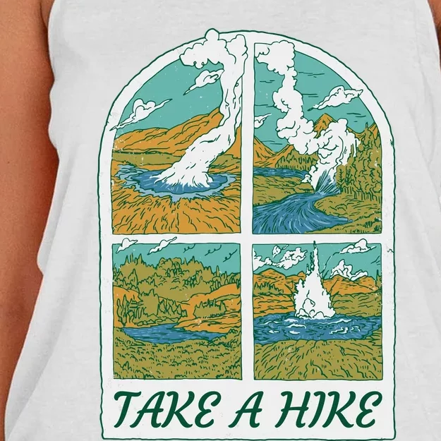 Take A Hike Women's Knotted Racerback Tank