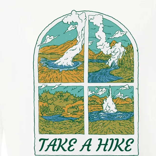 Take A Hike Cropped Pullover Crew