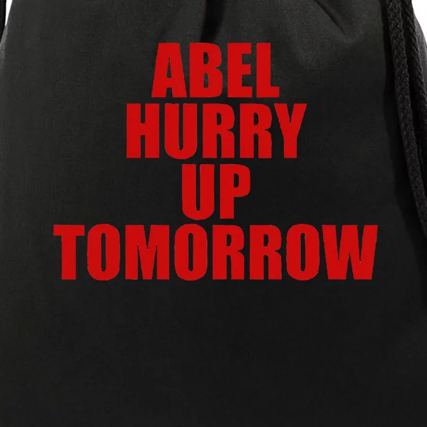 Trend Abel Hurry Up Tomorrow Fan Drawstring Bag