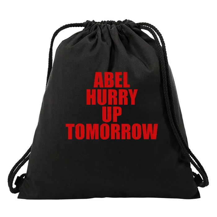 Trend Abel Hurry Up Tomorrow Fan Drawstring Bag