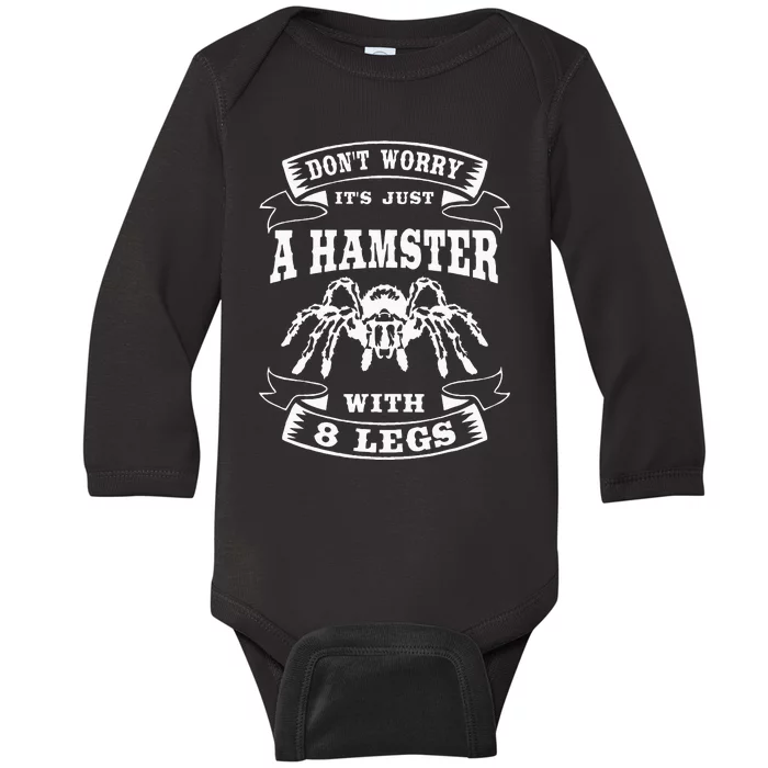 Tarantula Arachnid Hairy Spiders Entomophile Entomologist Baby Long Sleeve Bodysuit