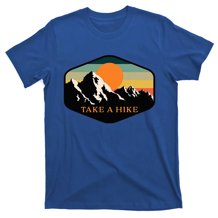 Take A Hike Retro Vintage Outdoor Hiking T-Shirt