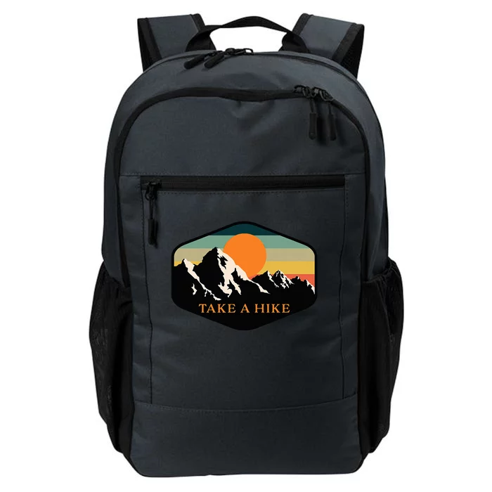 Take A Hike Retro Vintage Outdoor Hiking Daily Commute Backpack