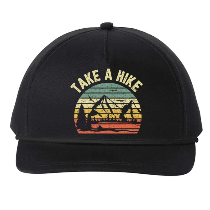 Take A Hike Outdoors Camping Nature Hiking Snapback Five-Panel Rope Hat