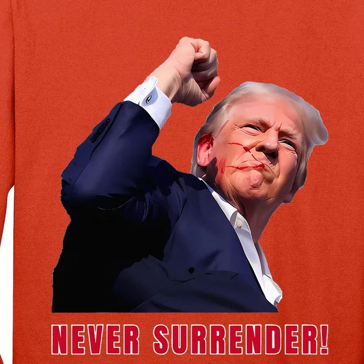 Trump Assassinated Injured In Pennsylvania July 13 2024 Tall Long Sleeve T-Shirt