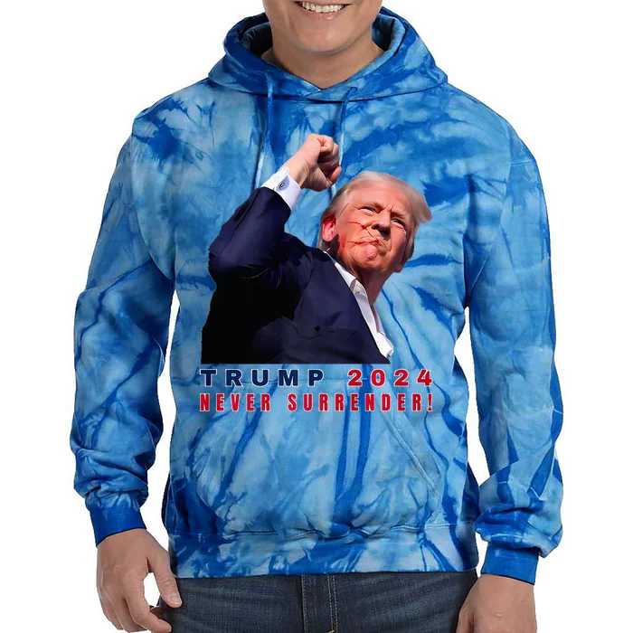 Trump Assassinated Injured In Pennsylvania July 13 2024 Tie Dye Hoodie