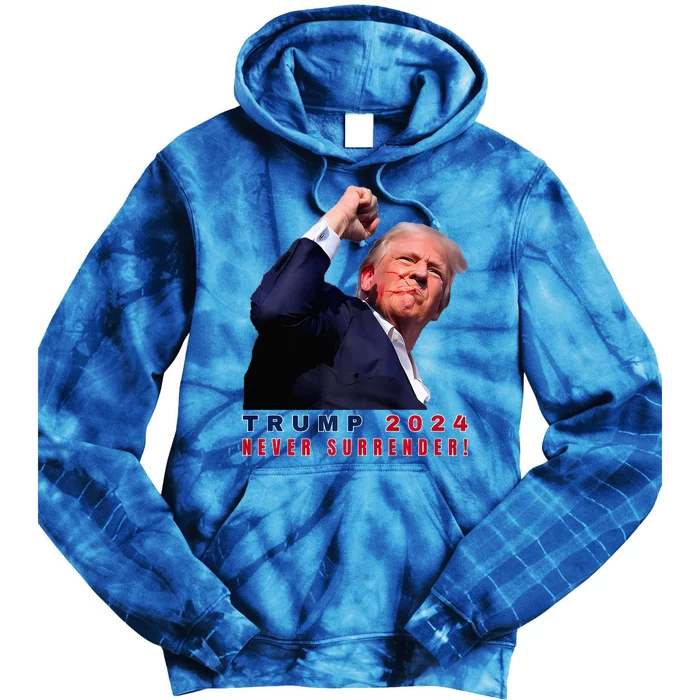 Trump Assassinated Injured In Pennsylvania July 13 2024 Tie Dye Hoodie