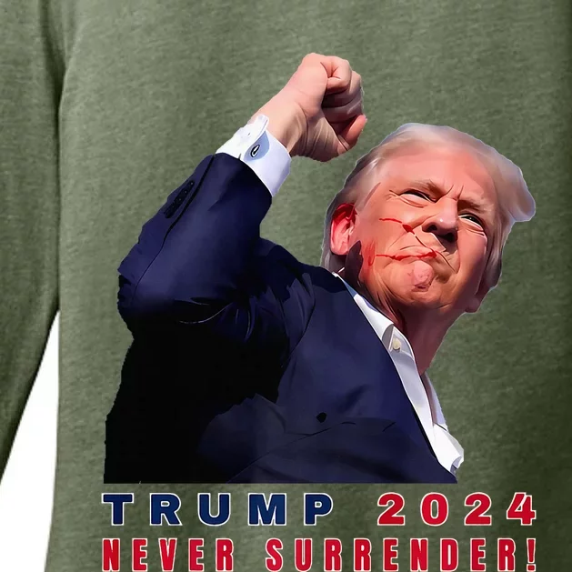 Trump Assassinated Injured In Pennsylvania July 13 2024 Womens CVC Long Sleeve Shirt