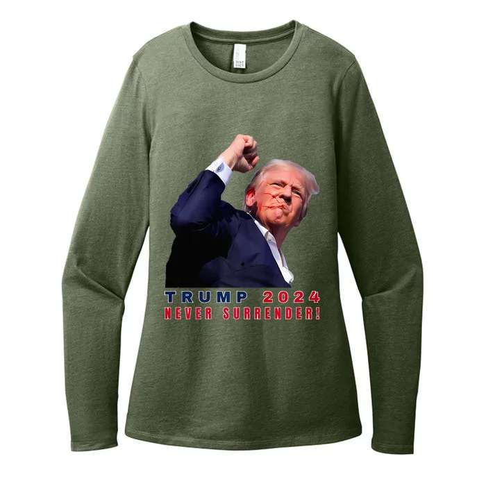 Trump Assassinated Injured In Pennsylvania July 13 2024 Womens CVC Long Sleeve Shirt