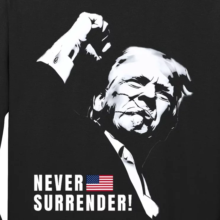 Trump Assassinated Injured In Pennsylvania July 13 2024 Tall Long Sleeve T-Shirt