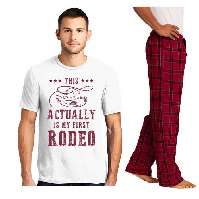 This Actually Is My First Rodeo Cowboy Pajama Set