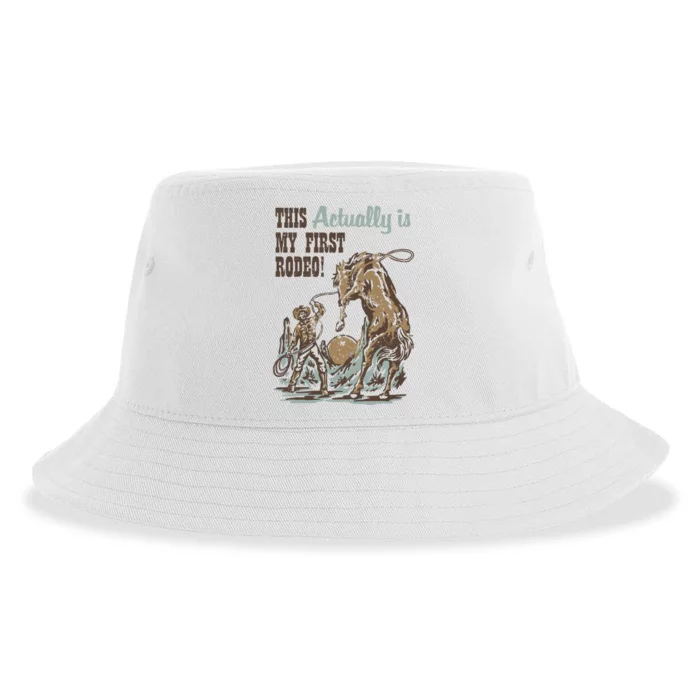 This Actually Is My First Rodeo Sustainable Bucket Hat