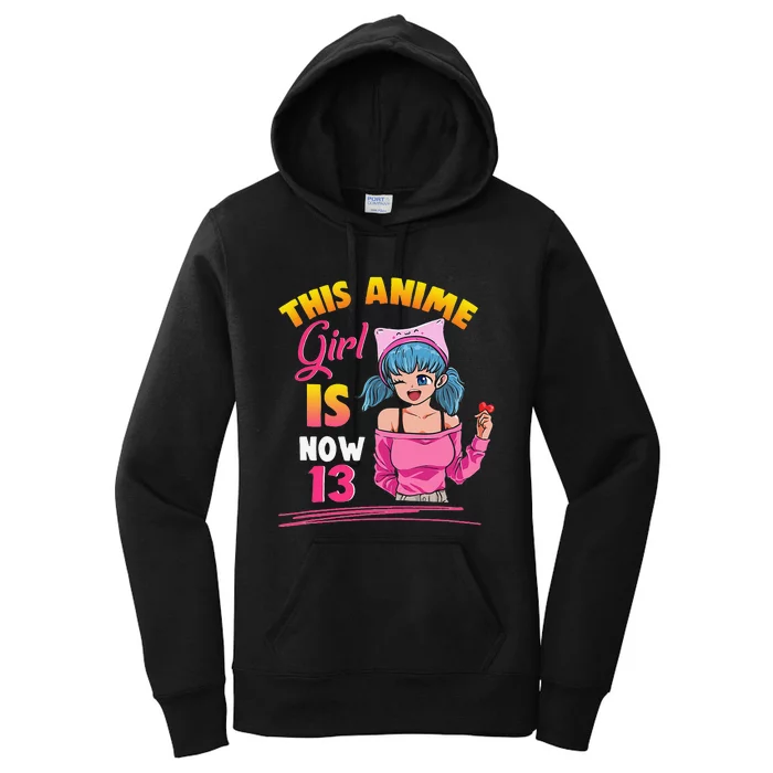 This Anime Is Now 13 Years Old Birthday Kawaii Women's Pullover Hoodie