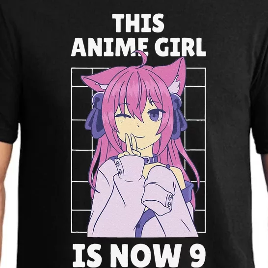 This Anime Is Now 9 Years Old Birthday Kawaii Pajama Set