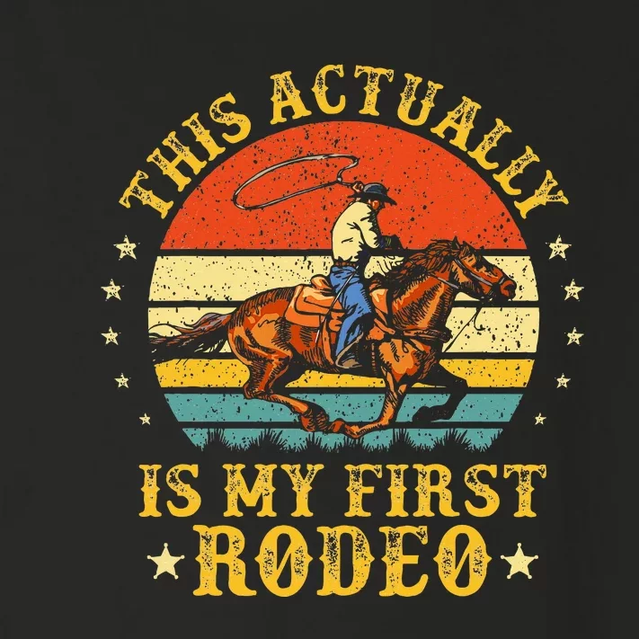 This Actually Is My First Rodeo Country Life Howdy Toddler Long Sleeve Shirt