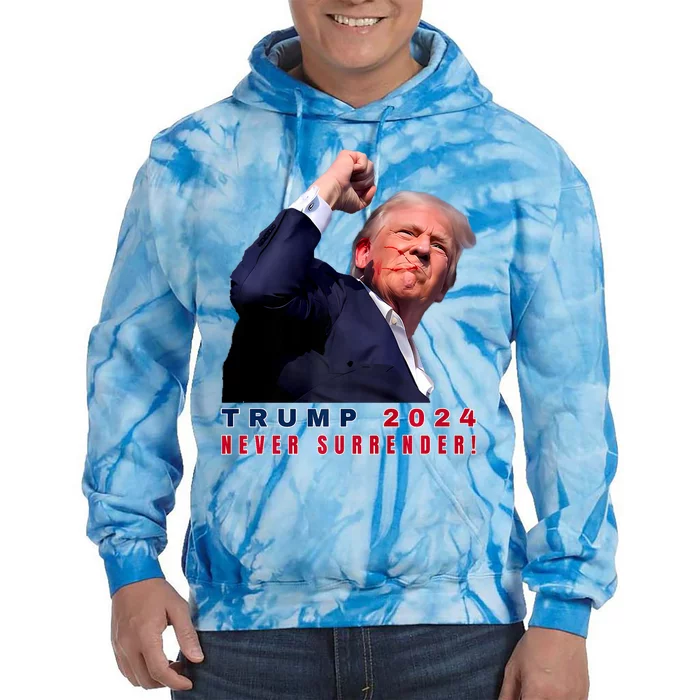 Trump Assassinated Injured In Pennsylvania July 13 2024 Tie Dye Hoodie