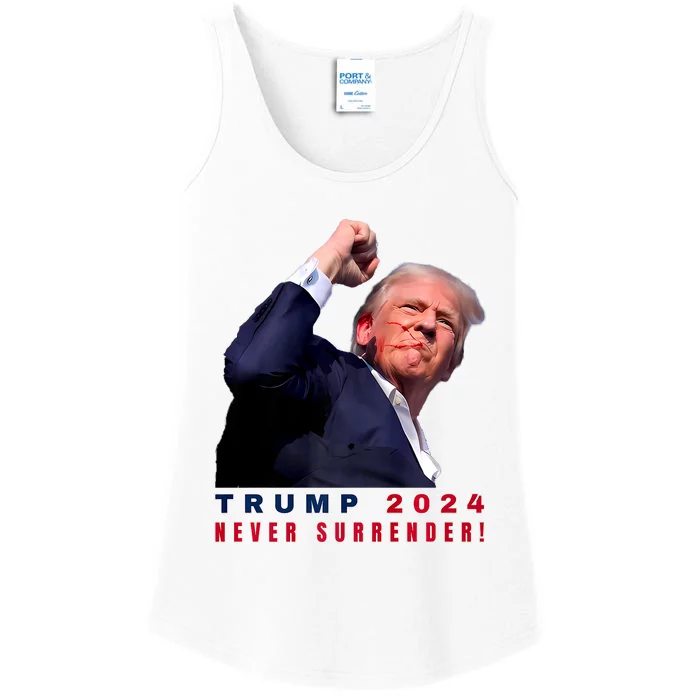 Trump Assassinated Injured In Pennsylvania July 13 2024 Ladies Essential Tank