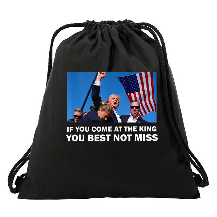 Trump Assassinated Injured In Pennsylvania 2024 Drawstring Bag