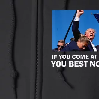 Trump Assassinated Injured In Pennsylvania 2024 Full Zip Hoodie