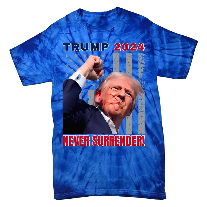 Trump Assassinated Injured In Pennsylvania July 13 2024 Tie-Dye T-Shirt