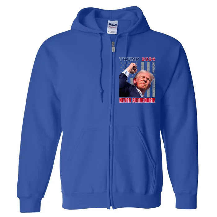 Trump Assassinated Injured In Pennsylvania July 13 2024 Full Zip Hoodie