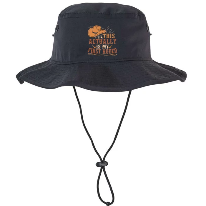 This Actually Is My First Rodeo Cowgirl Bronco Bucking Legacy Cool Fit Booney Bucket Hat