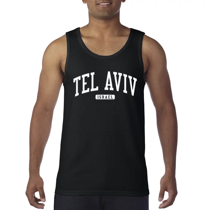 Tel Aviv Israel Israel College University Style Tank Top