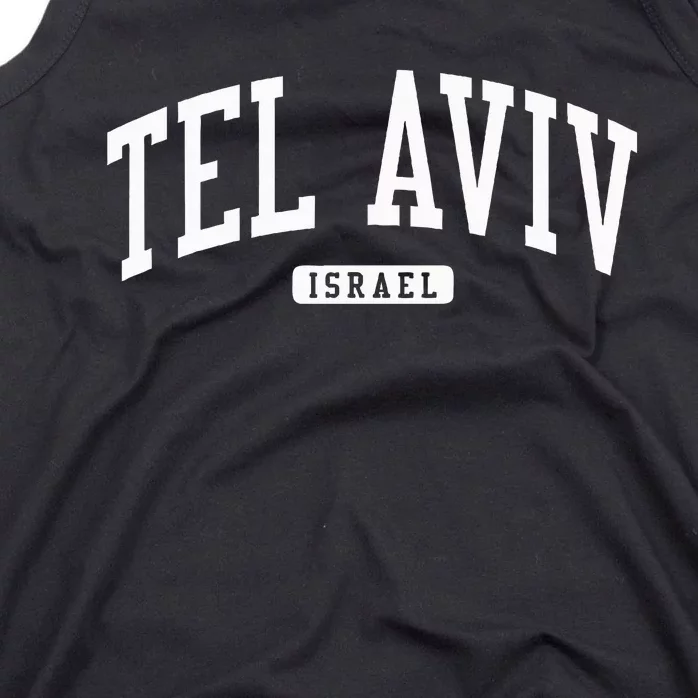 Tel Aviv Israel Israel College University Style Tank Top