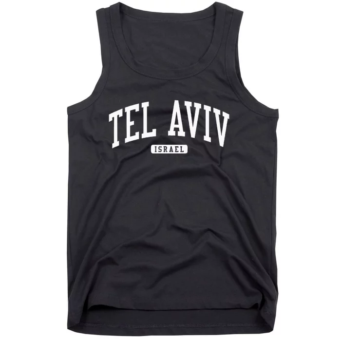 Tel Aviv Israel Israel College University Style Tank Top