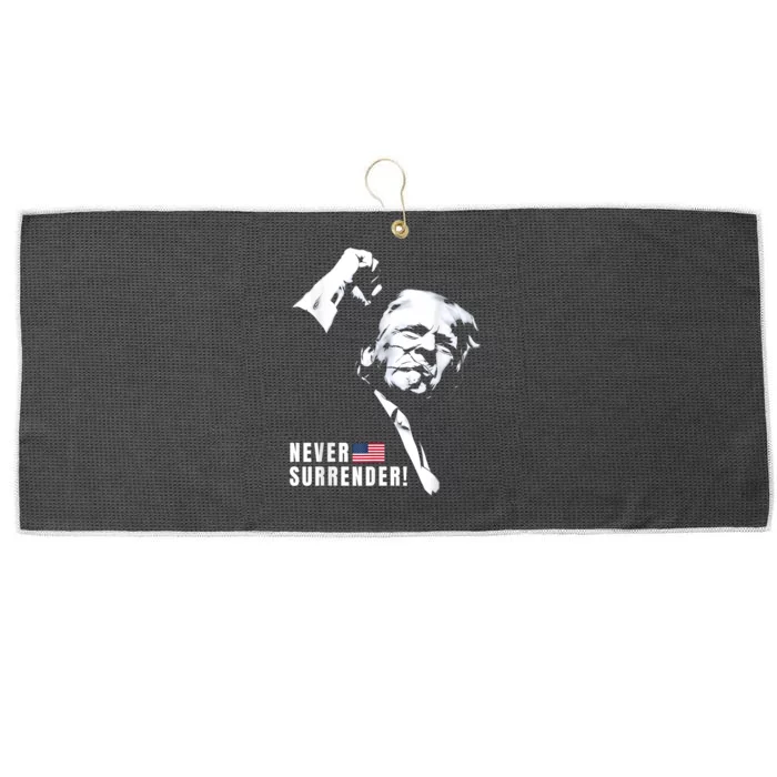 Trump Assassinated Injured In Pennsylvania July 13 2024 Large Microfiber Waffle Golf Towel