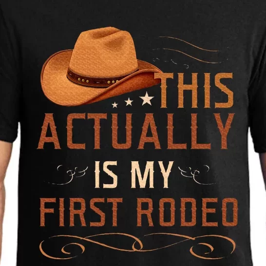 This Actually Is My First Rodeo Cowgirl Country Life Pajama Set