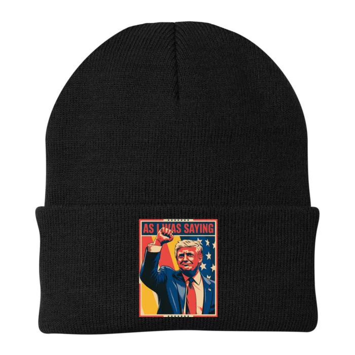 Trump As I Was Saying Trump His Speech Trump Vance Knit Cap Winter Beanie